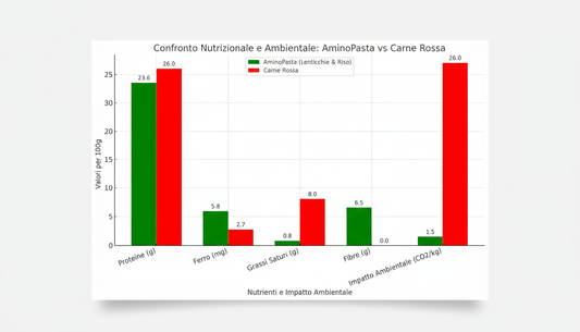 AminoPasta vs Carne Rossa: La Scelta Vincente per Salute e Ambiente