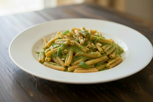 Aminopasta al Pesto di Zucchine e Mandorle